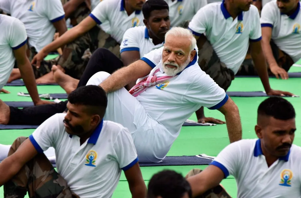 prime minister yoga